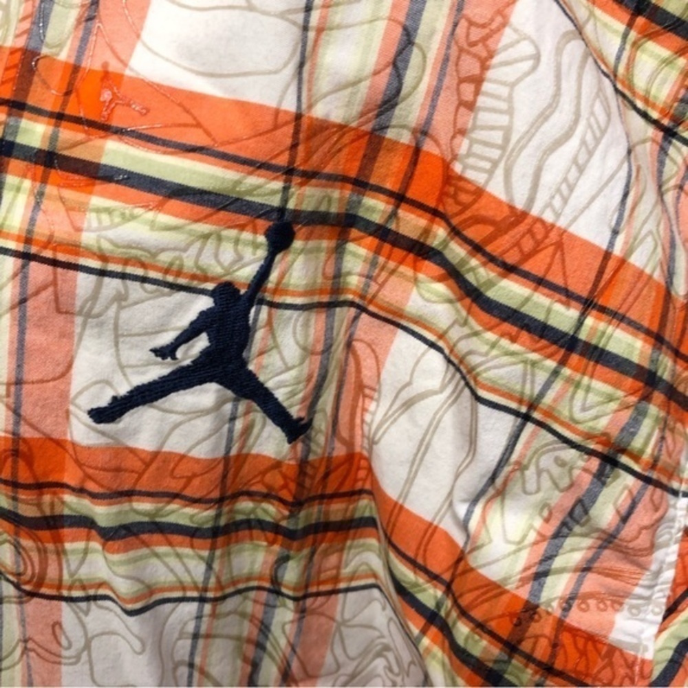 Nike air Jordan V 5‎ classic plaid fashion urban jacket XXLarge - Picture 4 of 13